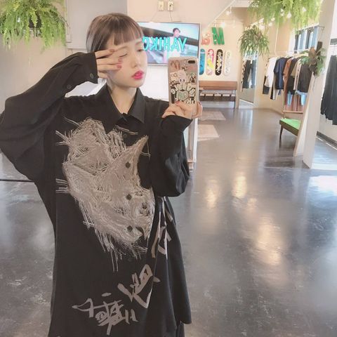 yohji yamamoto "早期退職PTブラウス"スタイル2019.6.11.
