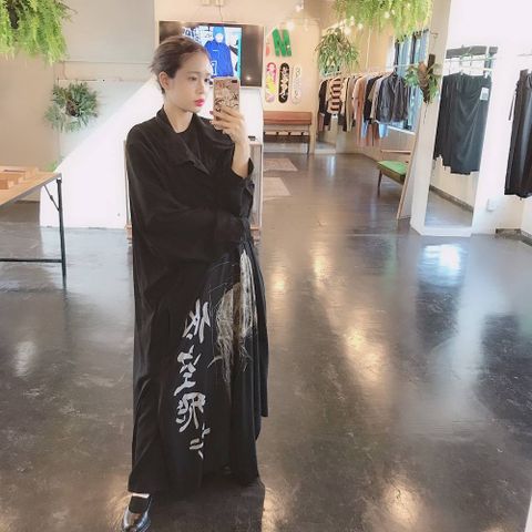 BLACK Scandal Yohji Yamamoto "低空飛行PTブラウス"スタイル2019.6.12.