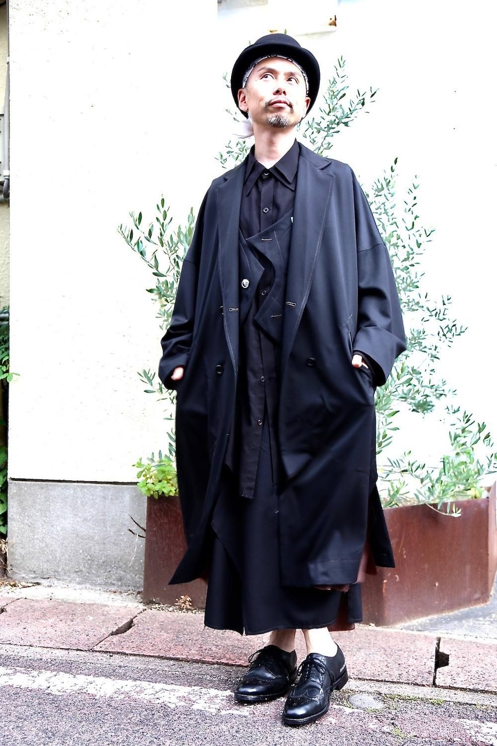 2019SS Sulvam over coat / サルバム　オーバーコートカラーブラック