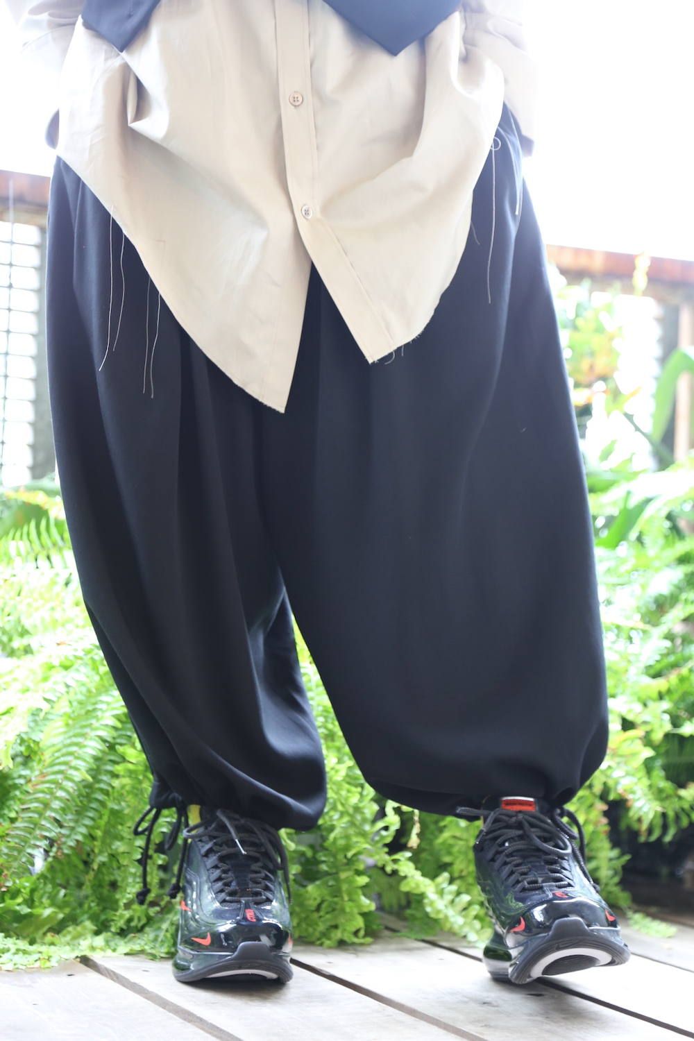 sulvamダブルカラーオーバーシャツ"BEIGE"スタイル2019.6.30.