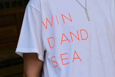 WIND AND SEA CLASSIC logo TEE"WHITE"2019.7.07.