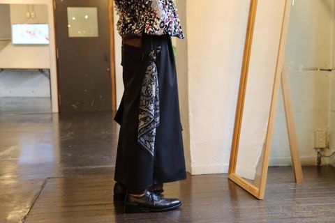 sulvam leopard pearl zip JKT"WHITE"スタイル.2019.7.11.