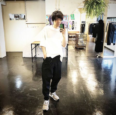 DIGAWEL(ディガウェル)SHORT-LENGTH S/S②"WHITE"Style.2019.7.1.