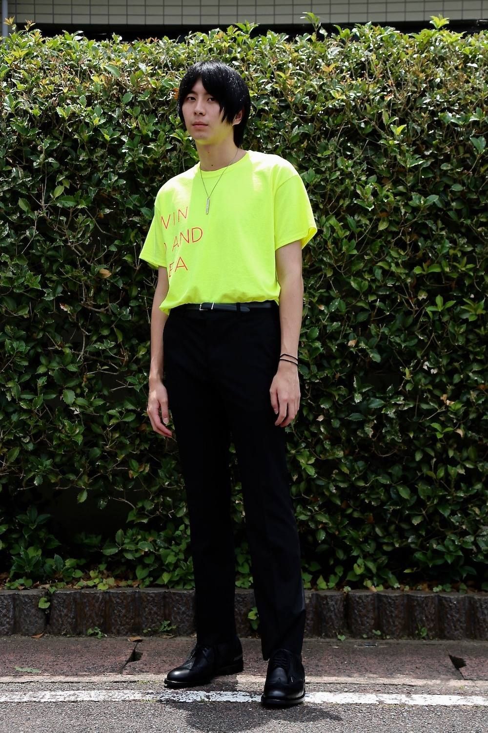 WIND AND SEA CLASSIC logo TEE"FS YELLOW"スタイル.2019.7.07.
