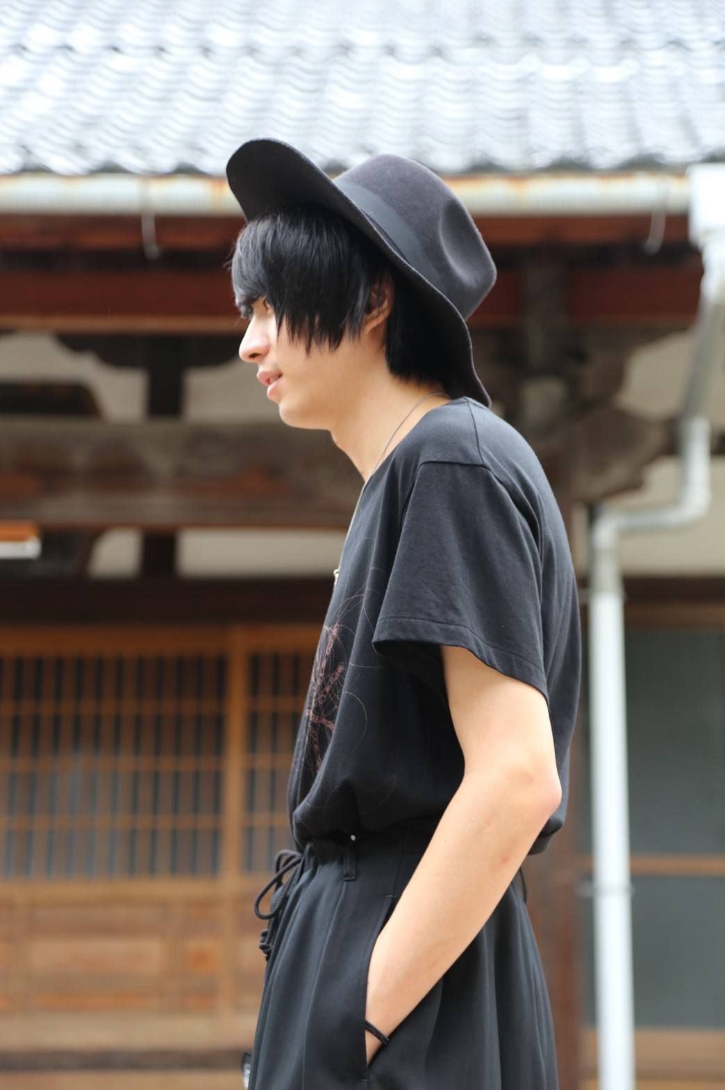 yohji yamamoto 半袖蜘蛛柄Tシャツ Style.2019.7.12.
