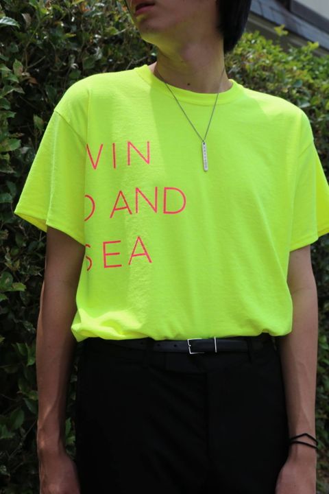 WIND AND SEA CLASSIC logo TEE"FS YELLOW"スタイル.2019.7.07.