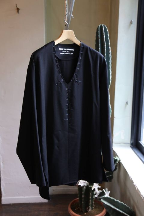 Yohji Yamamoto R-ハンド刺繍シャツスタイル.2019.7.31.