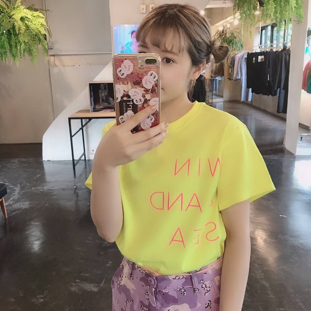 WIND AND SEA CLASSIC logo TEE"FS YELLOW"スタイル.2019.7.14.