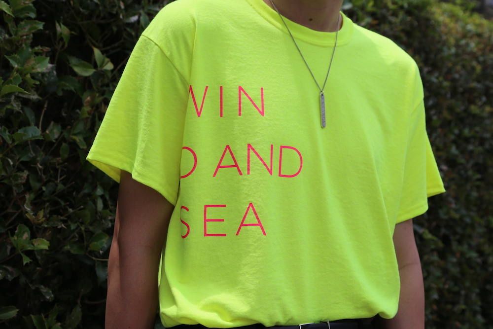 WIND AND SEA CLASSIC logo TEE"FS YELLOW"スタイル.2019.7.07.