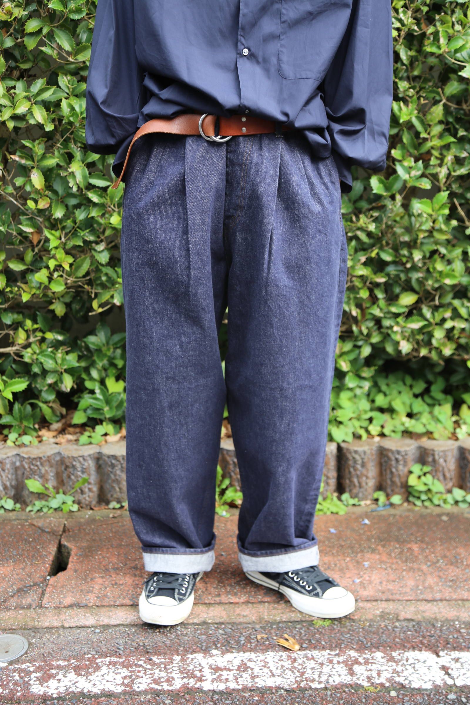 Graphpaper 2019A/W Broad Band Collar Oversized Shirt.Style.2019.7.21.