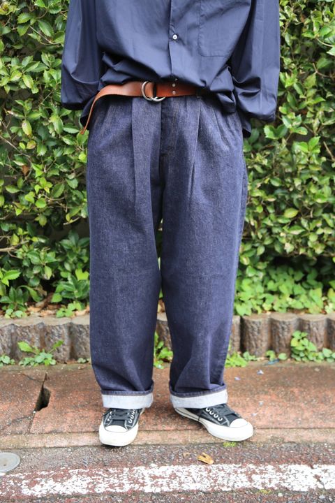 Graphpaper 2019A/W Broad Band Collar Oversized Shirt.Style.2019.7.21.