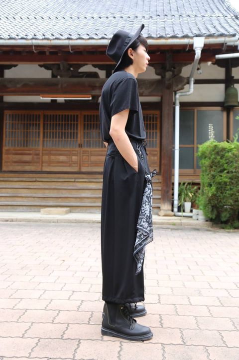 yohji yamamoto 半袖蜘蛛柄Tシャツ Style.2019.7.12.