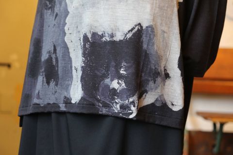 yohji yamamoto 丸長ロング犬と女PT Style.2019.7.12.