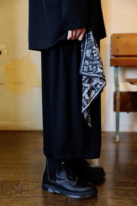 Yohji Yamamoto R-ハンド刺繍シャツスタイル.2019.7.31.