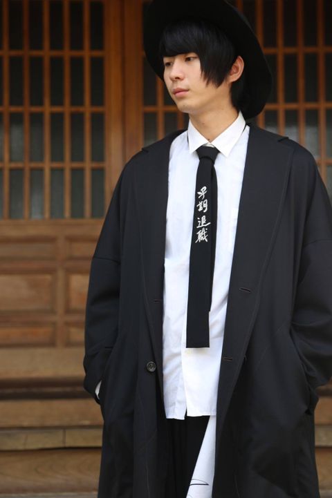 sulvam over coat"BLACK"Style.2019.7.13.