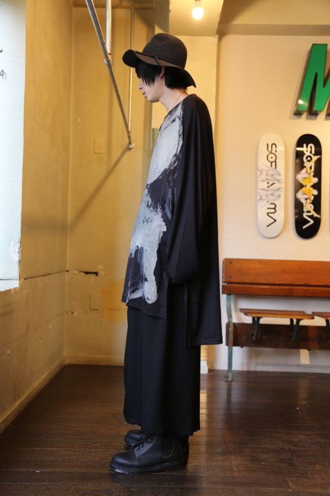 yohji yamamoto 丸長ロング犬と女PT Style.2019.7.12.