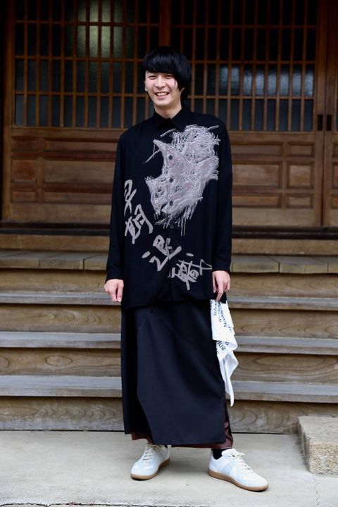 Yohji Yamamoto Pour Homme 早期退職ブラウスミックススタイル.2019.7.03.