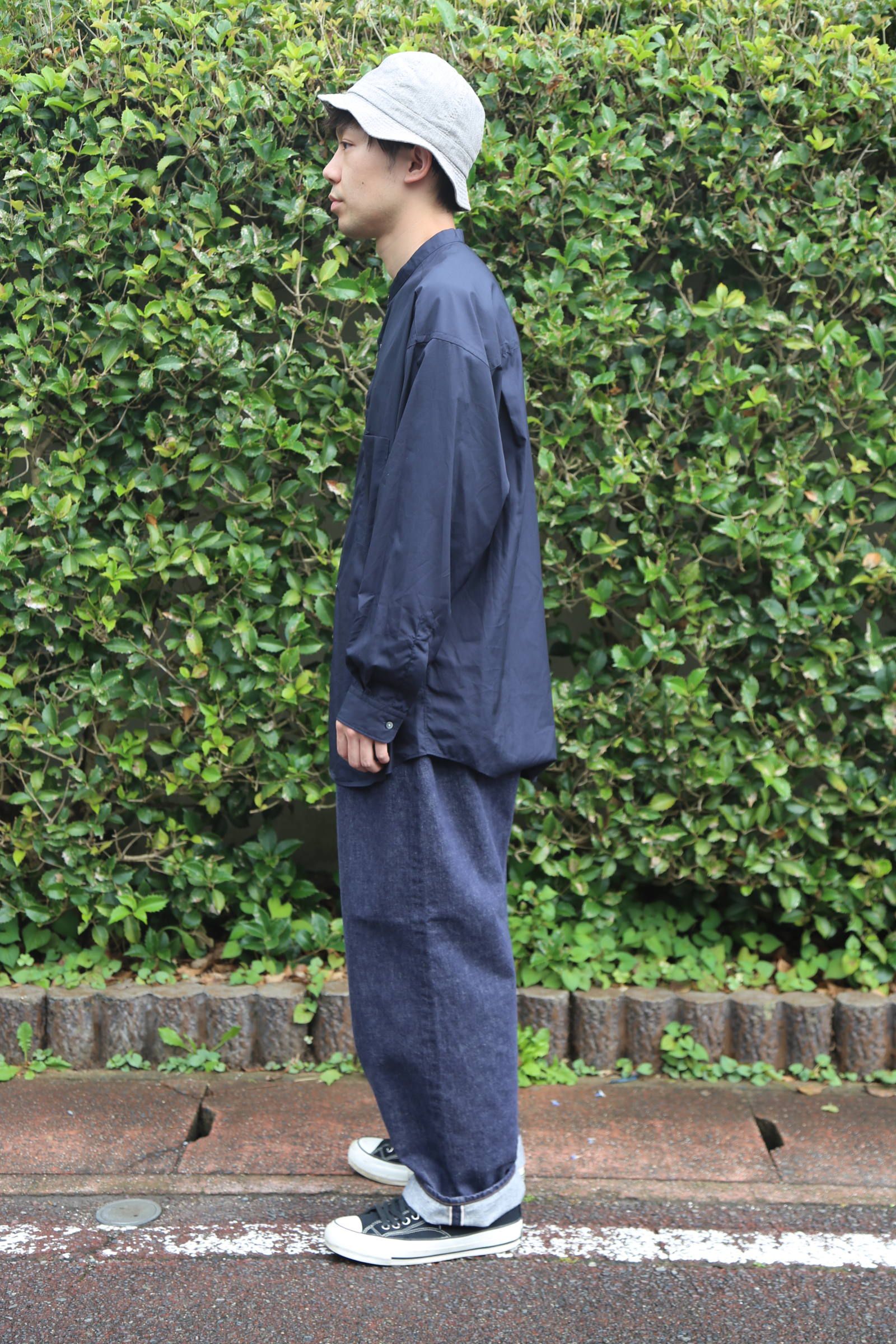 Graphpaper 2019A/W Broad Band Collar Oversized Shirt.Style.2019.7.21.