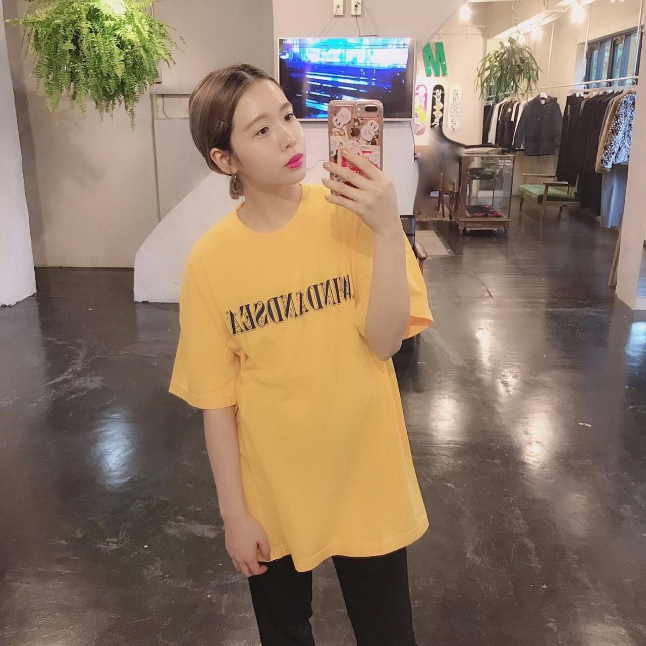 WIND AND SEA ORNAMENT TEE"YELLOW"Style.2019.7.22.