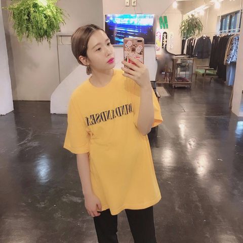 WIND AND SEA ORNAMENT TEE"YELLOW"Style.2019.7.22.