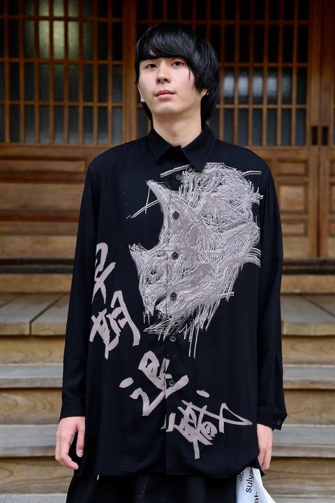 Yohji Yamamoto Pour Homme 早期退職ブラウスミックススタイル.2019.7.03.