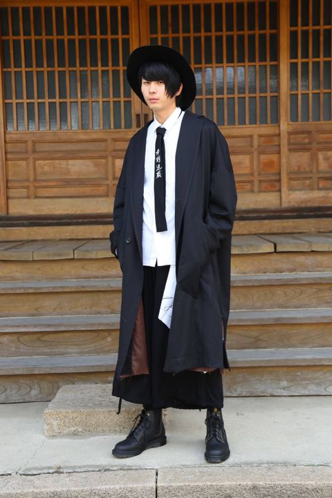 sulvam over coat"BLACK"Style.2019.7.13.