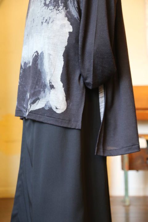 yohji yamamoto 丸長ロング犬と女PT Style.2019.7.12.