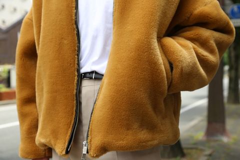 sulvam fur JKT"BEIGE"Style.2019.7.8.