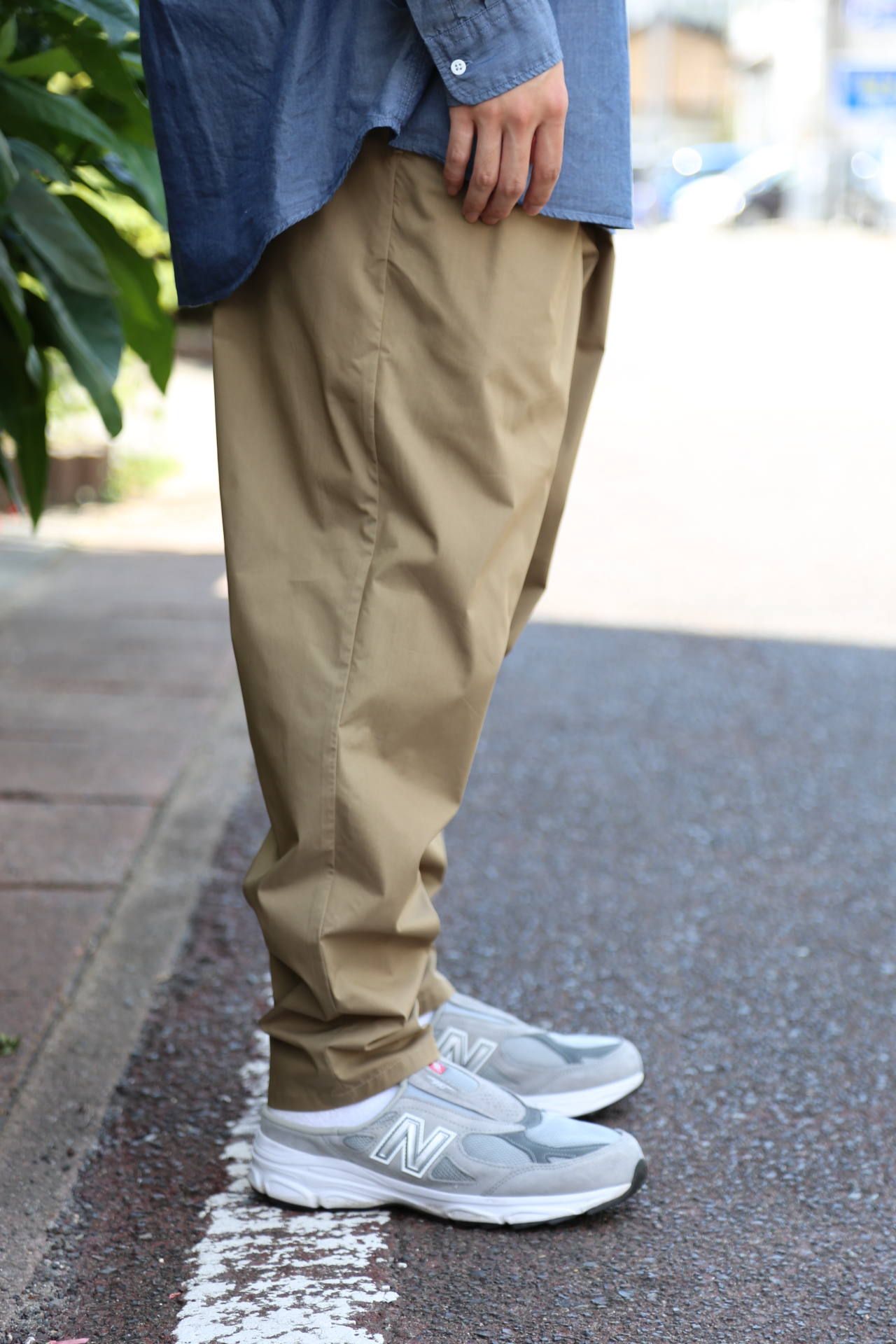 Graphpaper(グラフペーパー) Dungaree Band Collar Oversized