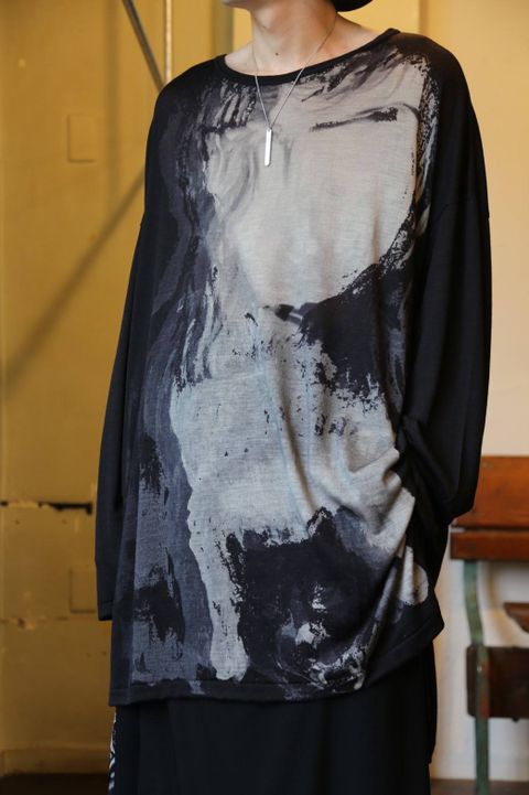yohji yamamoto 丸長ロング犬と女PT Style.2019.7.12.