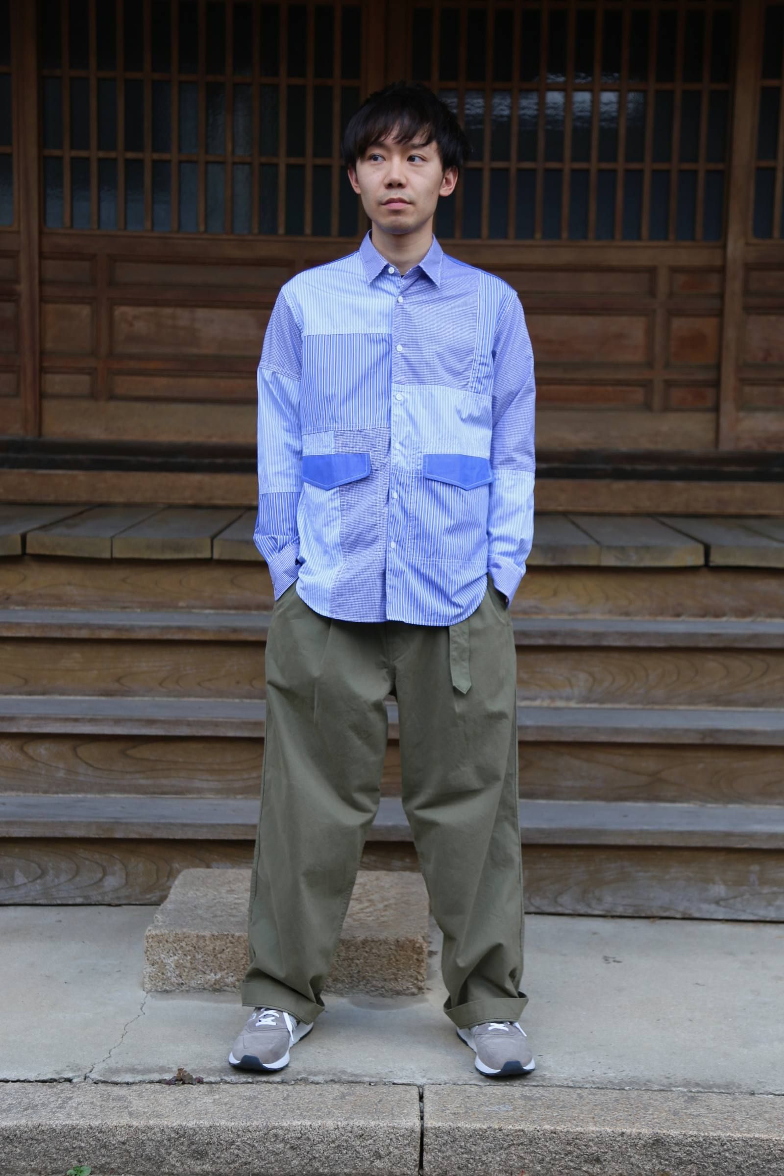 Graphpaper Military Cloth Belted Pants