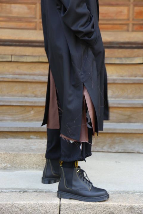 sulvam over coat"BLACK"Style.2019.7.13.