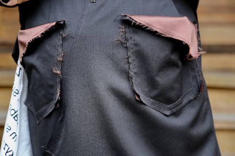 Yohji Yamamoto Pour Homme 早期退職ブラウスミックススタイル.2019.7.03.