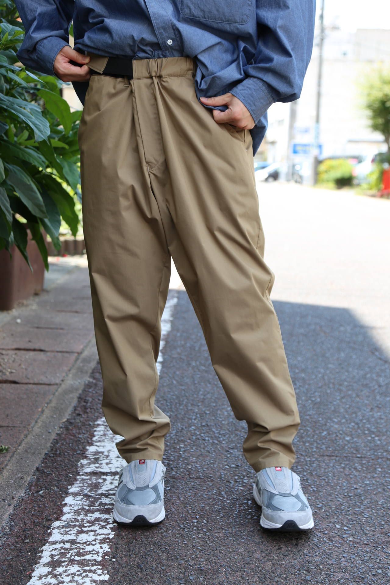 Graphpaper(グラフペーパー) Dungaree Band Collar Oversized