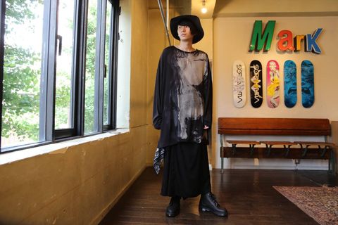 yohji yamamoto 丸長ロング犬と女PT Style.2019.7.12.