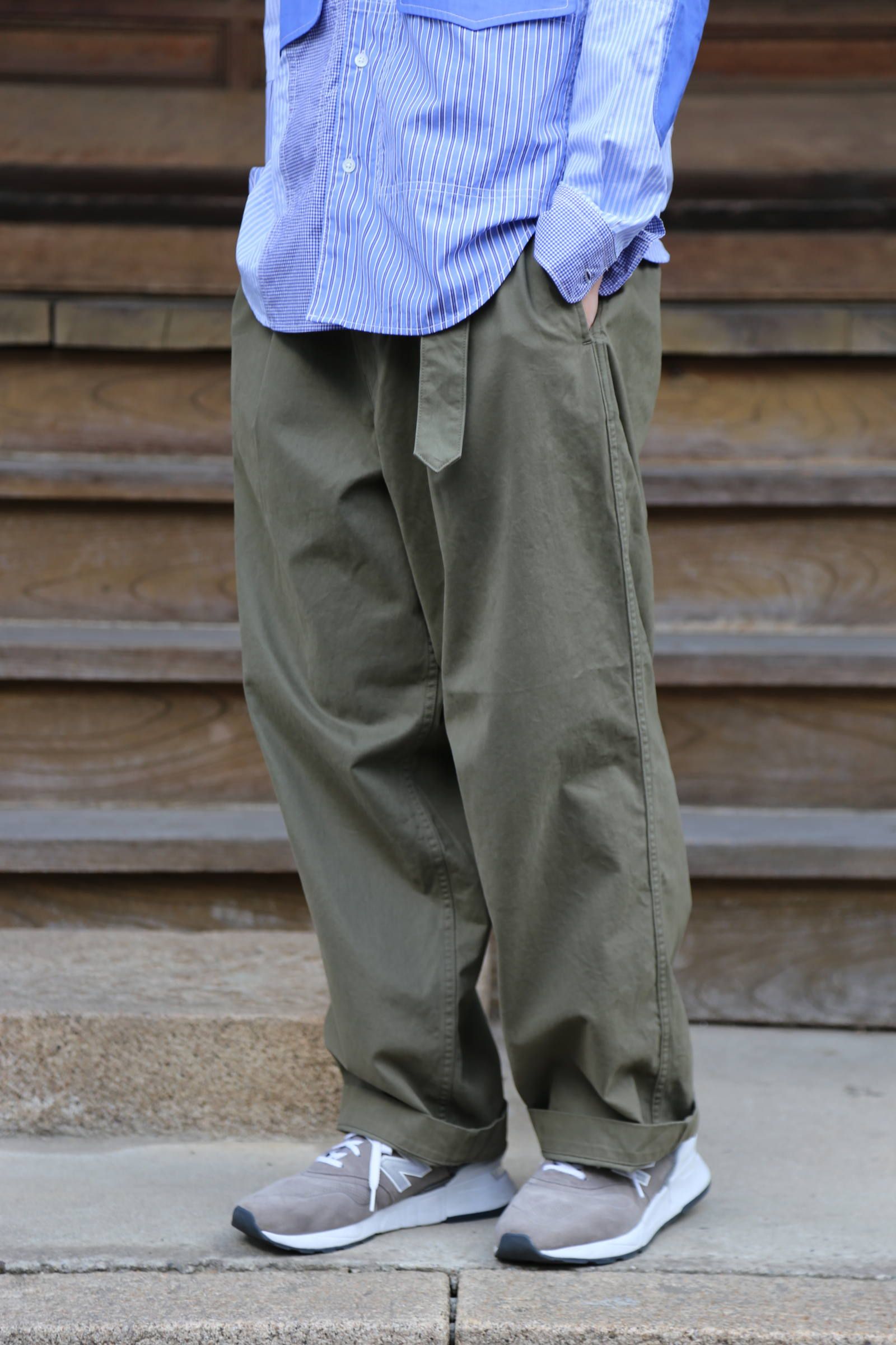 Graphpaper Military Cloth Belted Pants