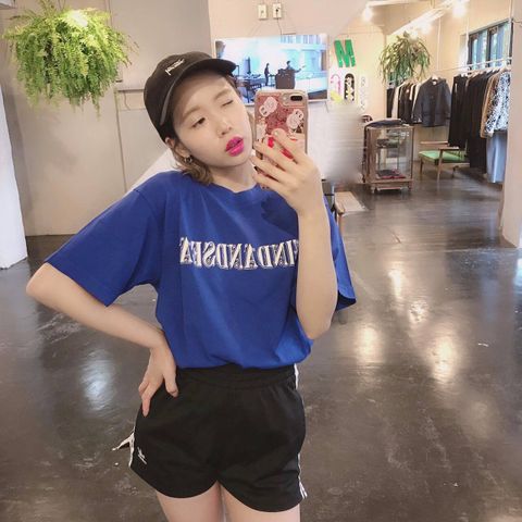 WIND AND SEA ORNAMENT TEE"BLUE"Style.2019.7.22.