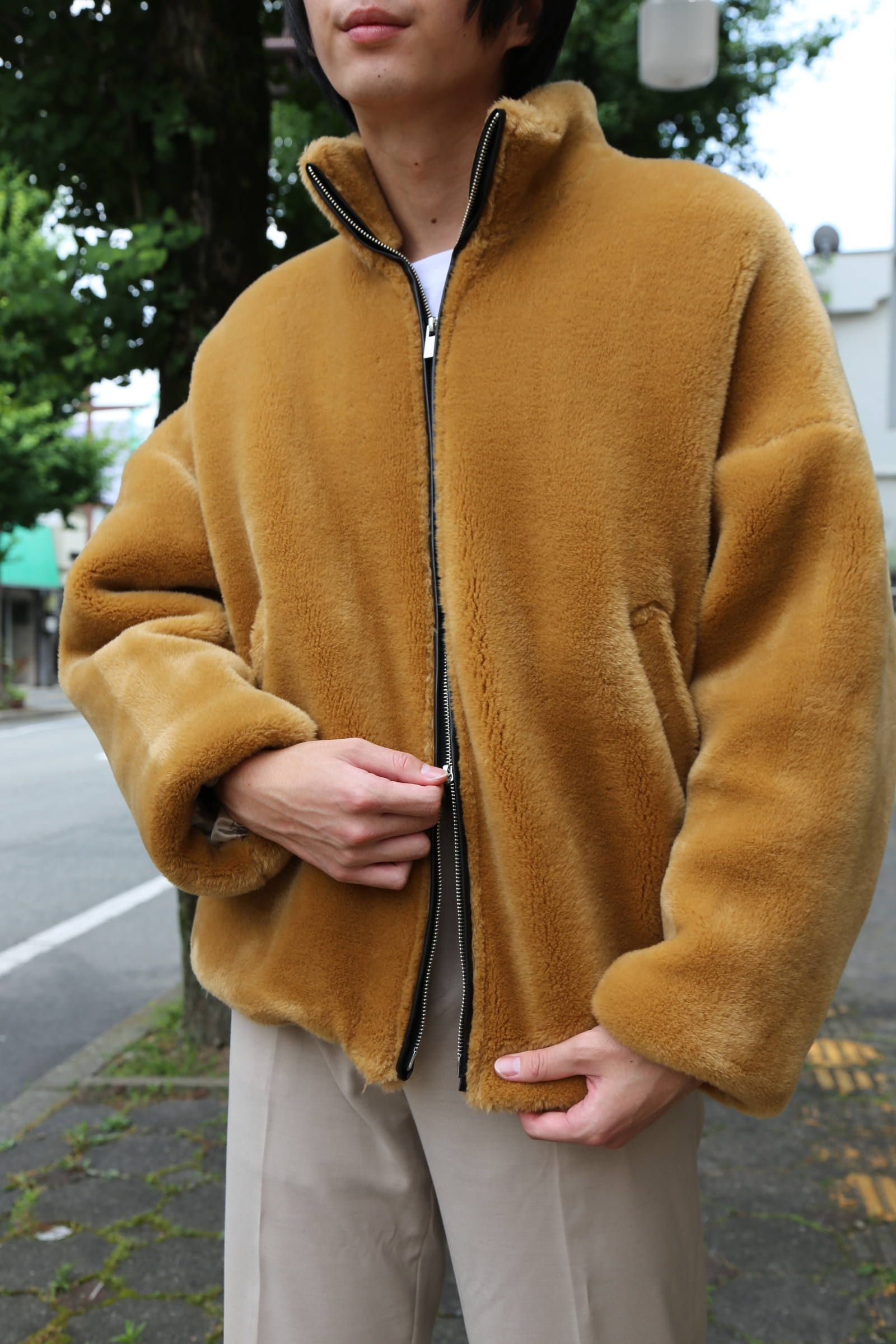 sulvam fur JKT"BEIGE"Style.2019.7.8.