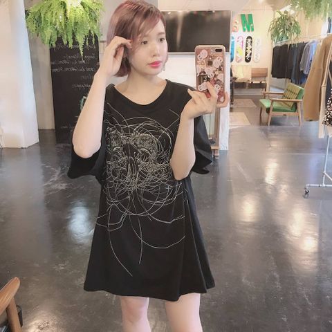 Yohji Yamamoto バッファロー柄半袖Tシャツスタイル.2019.8.7.