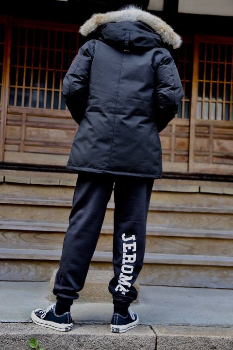 WIND AND SEA SWEAT PANTS JEROME"BLACK"スタイル.2019.8.31.