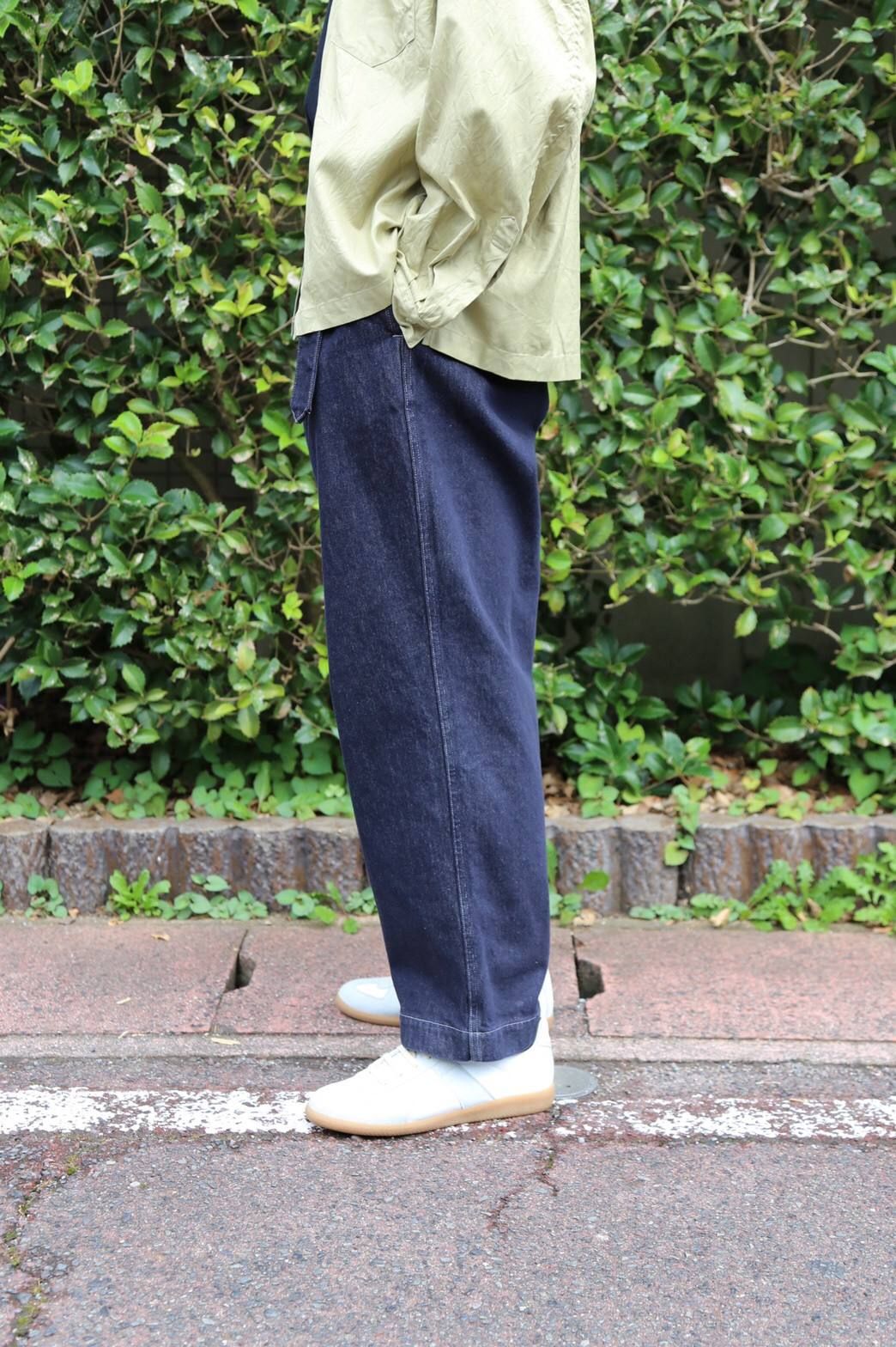 WELLDER Puckering Sleeve Band Collar Shirt"KHAKI"Style.2019.8.5.