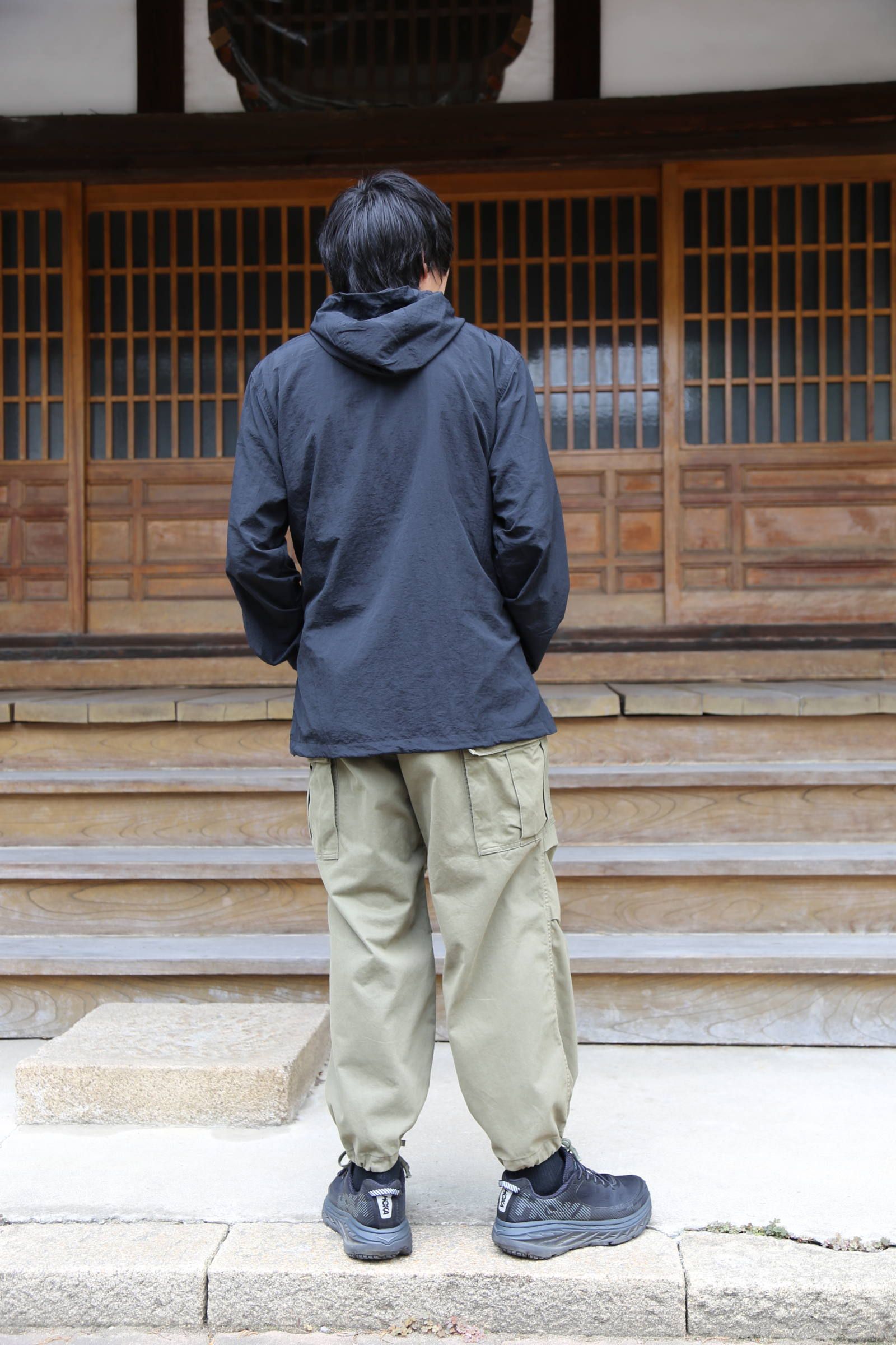 WIND AND SEA  ANORAK PARKA "BLACK"Style.2019.8.18.