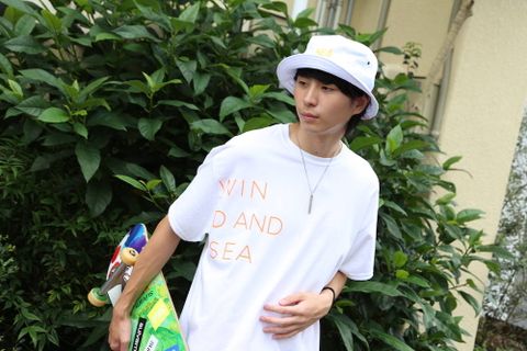 WIND AND SEA CLASSIC logo TEE"WHITE"スタイル.2019.8.22.