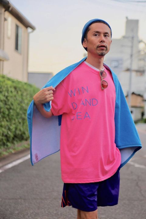 WIND AND SEA CLASSIC logo TEE"FS PINK"スタイル.2019.8.16.