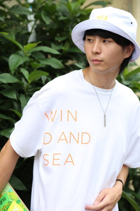 WIND AND SEA CLASSIC logo TEE"WHITE"スタイル.2019.8.22.