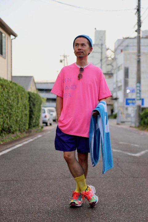 WIND AND SEA CLASSIC logo TEE"FS PINK"スタイル.2019.8.16.