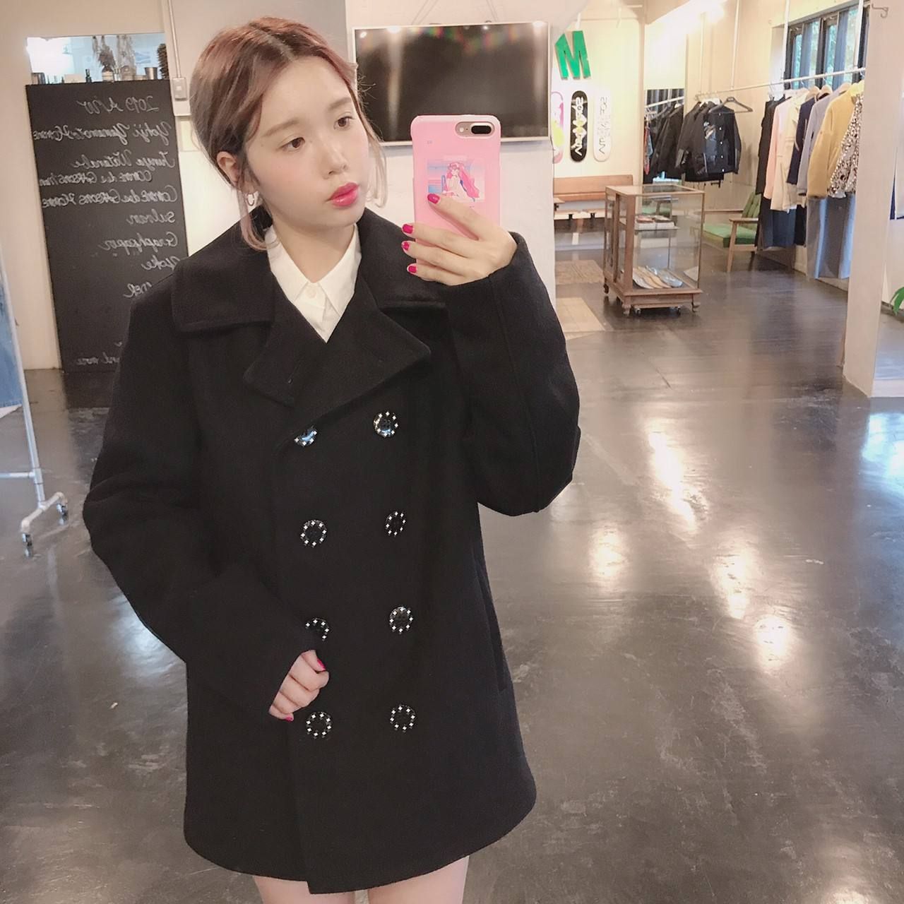 FDMTL(ファンダメンタル)SCHOTT PEA COAT"NAVY"Style.2019.8.19.