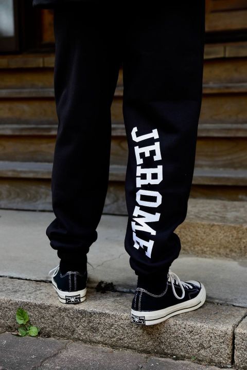 WIND AND SEA SWEAT PANTS JEROME"BLACK"スタイル.2019.8.31.