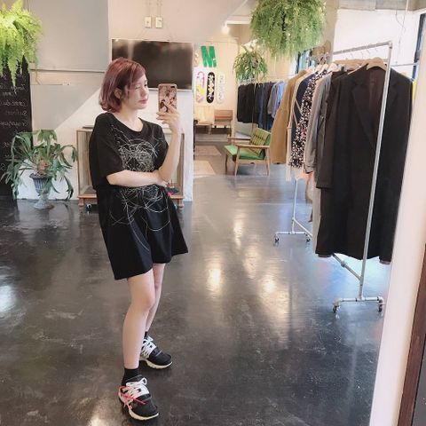 Yohji Yamamoto バッファロー柄半袖Tシャツスタイル.2019.8.7.