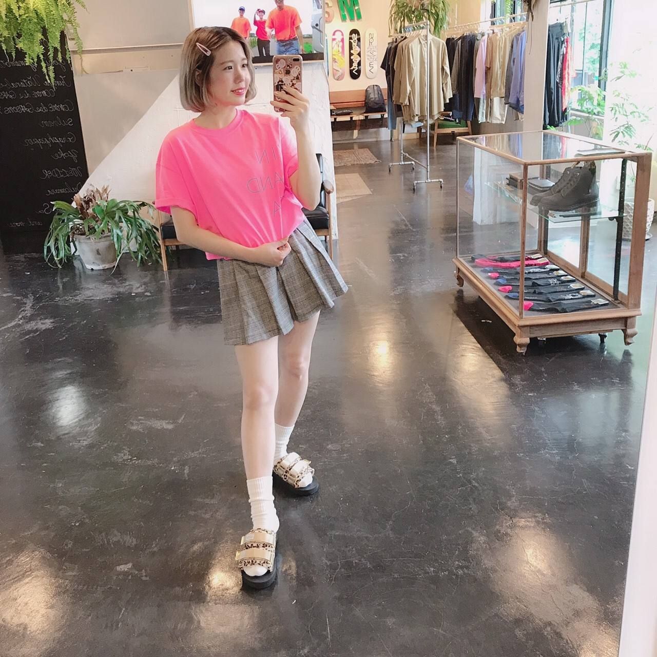 WIND AND SEA CLASSIC logo TEE"FS PINK"Style.2019.8.3.